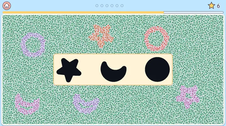 Shape matcher - Color Vision Tester for Toddlers game preview